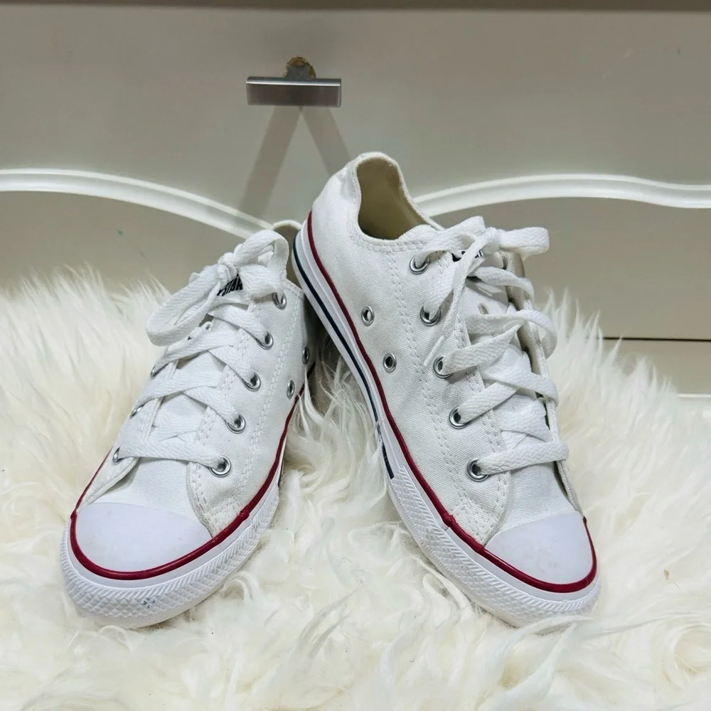 White Kids Converse Shoes
